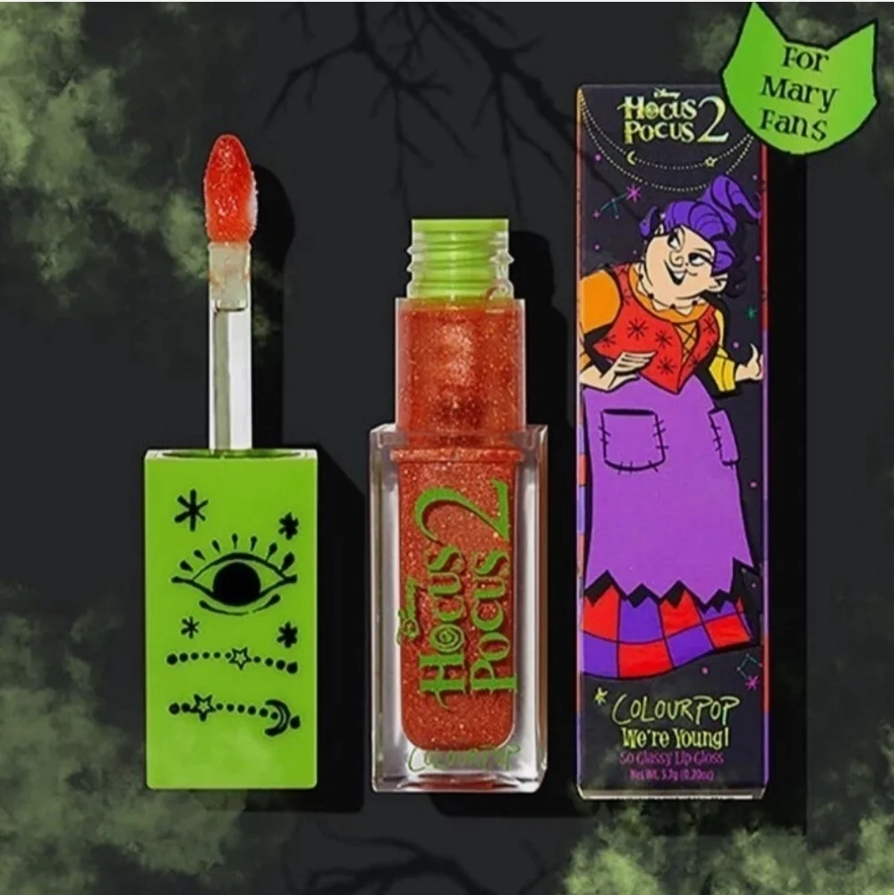 Hocus Pocus 2 Glitter Lip Gloss We're Young Neutral Colourpop Shine Makeup